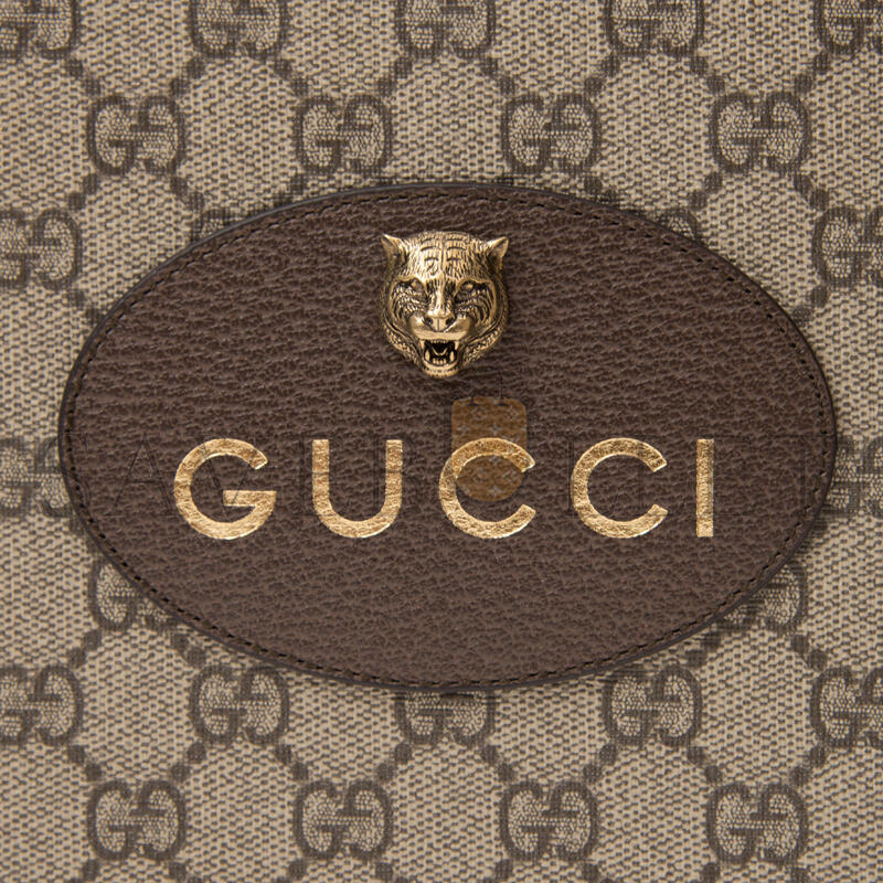 GUCCI GG SUPREME TIGER CLUTCH 473956 (30.5*21*1.5cm)